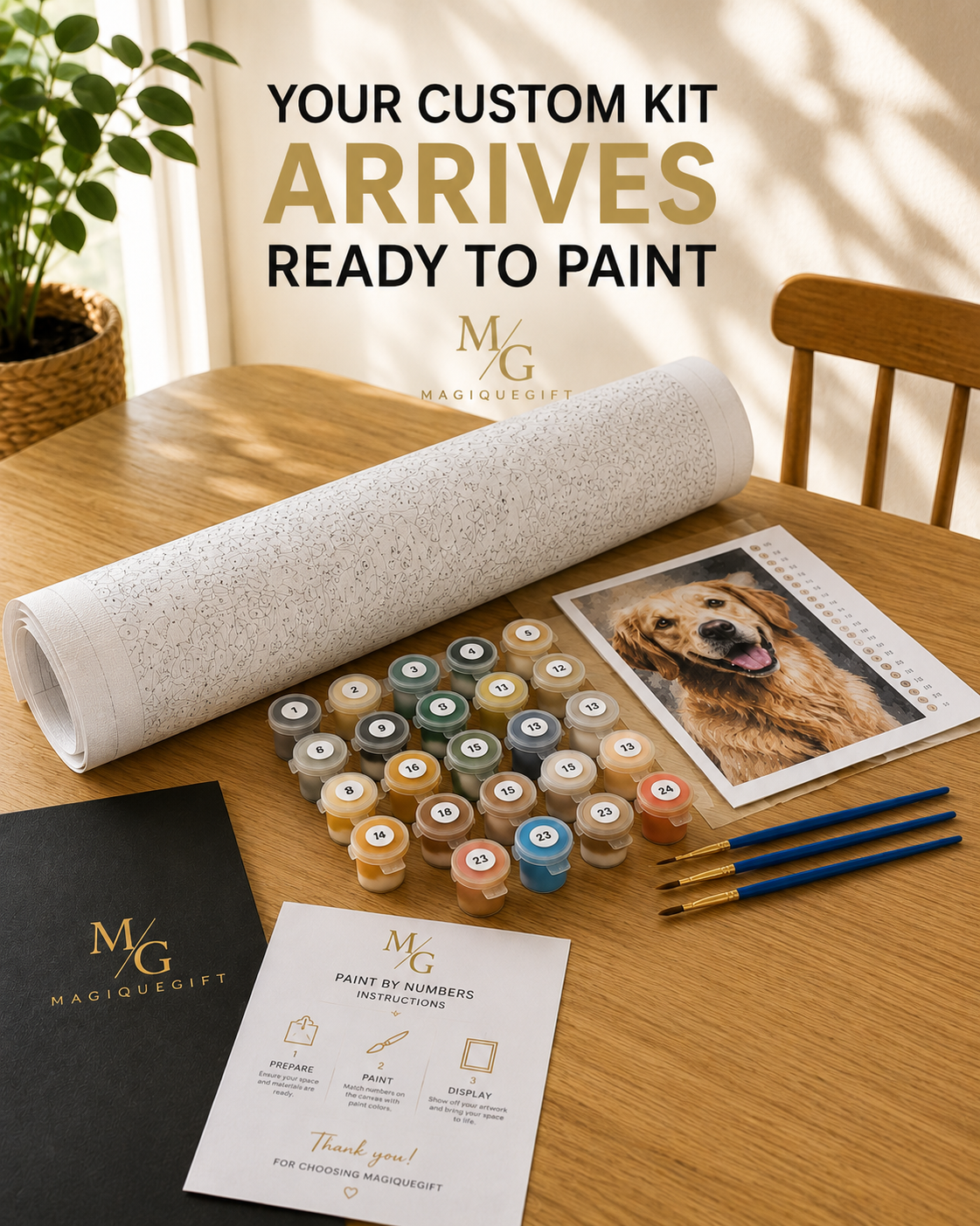 Custom Paint by Numbers Kit