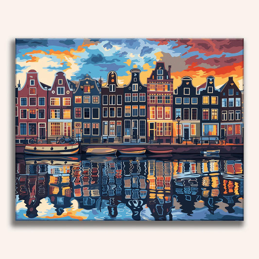 Amsterdam Simplicity Paint By Numbers Kit