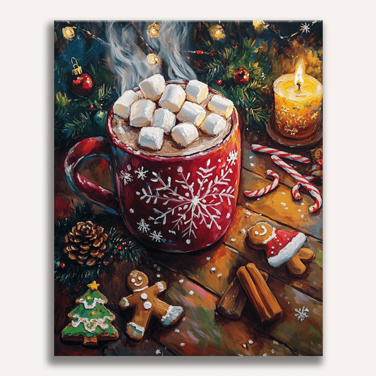 Hot Chocolate Paint By Numbers kit