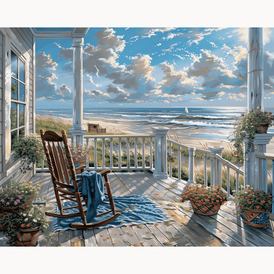 Seaside Overlook Paint by Numbers Kit