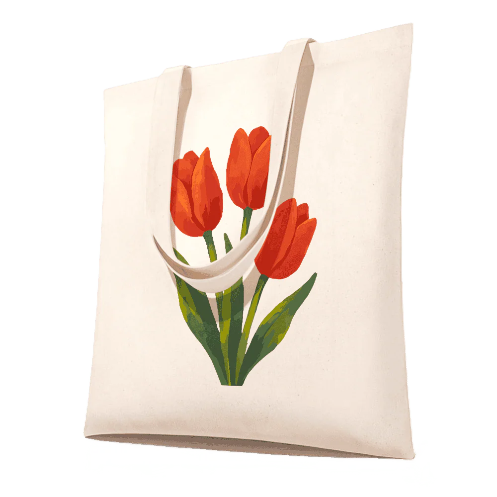 Paint by Numbers Totebag – Tulips