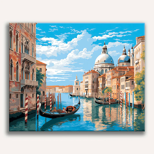 Venice Canal Paint By Numbers Kit